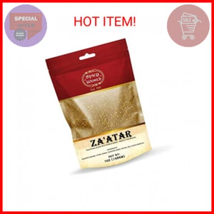 Spicy World Zaatar 7 Ounce LARGE Bag | Traditional Middle Eastern Zatar Spice Bl - Picture 1 of 2