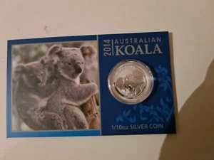 Coin Card Australian Koala 2014 99,9 Silber - Bild 1 von 4