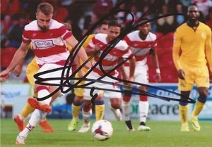 DONCASTER: ANDY WILLIAMS SIGNED 6x4 ACTION PHOTO+COA - Picture 1 of 1