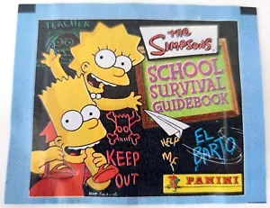 Pochette 5x Stickers Panini The Simpsons School Survival Guidebook unopened kit - Foto 1 di 1