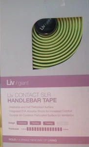 Giant Liv Contact SLR Imbottito Manubrio Strada Nastro Nuovo / Nos- White/Verde - Picture 1 of 3