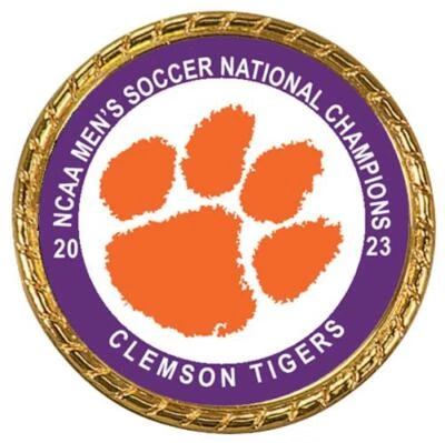Moneda Homenaje Tigres Clemson 2023 Campeones Nacionales de Fútbol Masculino Foto 1 de 3