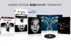 RARE Brandon Lee The Crow (1994) Walmart Steelbook: 4K, Blu Ray, New / Sealed - Picture 1 of 1