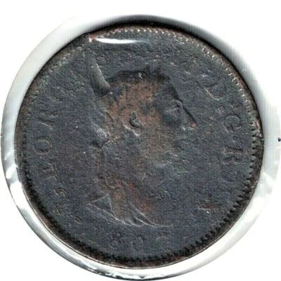 1807英国便士硬币 — 第 1/2 张图片