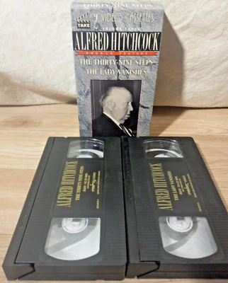 VHS 2 Movie Set - Alfred Hitchcock Volume 3 Lady Vanishes, Thirty-Nine Steps - Image 1 of 4