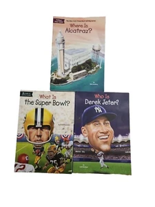 Lot Of 3 Who Is? Where Is? What Is? Books - Picture 1 of 4