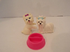 Barbie~Skippers~Vintage~1991~Pet Pal Pets~2" Westie~Standing~1 Sheepdog~Mattel - Picture 1 of 3