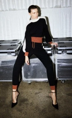 SASS & BIDE "Make It Rain" Knit Jogger Pants - Size Large - $290 - Image 1 of 4