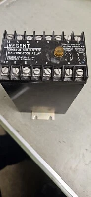REGENT ER651-31 RELÉ MÁQUINA-HERRAMIENTA ESTADO SÓLIDO ER65131 Foto 1 de 2