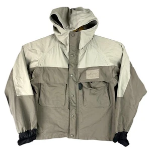 Orvis Flyfishing Wading Jacket S Hooded Insulated Waterproof Taped Seams 2A1A - Picture 1 of 20