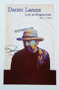Daniel Lanois-Autograph-LP,New Wave,Concert Poster,Vinyl,RECORD,techno,dub,album - Picture 1 of 1