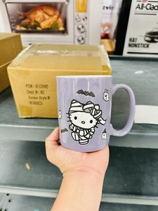 Halloween Hello Kitty Mummy Faded Purple Mug Mug - Picture 1 of 1