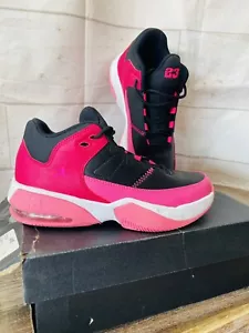 Nike Shoes Youth 5Y/W6.5 Air Jordan MAX AURA 3 Black/Pink Sneakers DC1999-062 - Picture 1 of 5