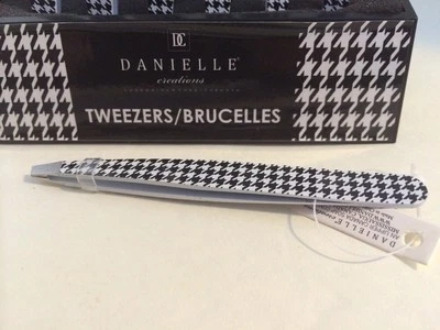 PINZAS DANIELLE CREATIONS PATA DE GALLO BLANCO Y NEGRO Foto 1 de 4