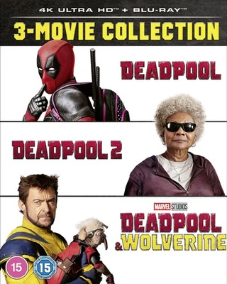 Marvel's Deadpool & Wolverine Triple Pack (4K UHD Blu-ray) Ryan Reynolds - Image 1 of 3