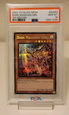 Yu-Gi-Oh! Dark Magician Girl 1st Edition Secret Rare MP24-EN053 PSA 10 - Image 1 of 2