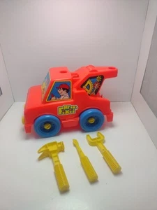 Vintage Gay Toys Inc. Mr Fixit Plastic Tow Truck With Tools Hard To Find Plastic - Picture 1 of 8