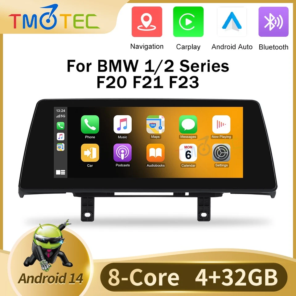 Android Autoradio 10.25" IPS Für BMW 1er F20 F21 2er F23 NBT GPS CarPlay DAB+  - Bild 1 von 4