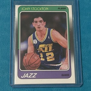 1988-89 Fleer - John Stockton #115 (RC) - Picture 1 of 2