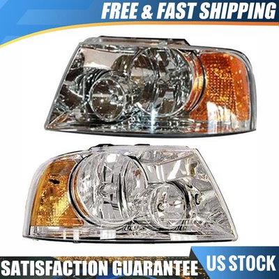 Conjunto de faros izquierdo derecho 2 piezas Tyc para Ford Expedition 2003 2004 2005 2006 Foto 1 de 4