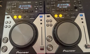 Pair of Pioneer CDJ-400 Digital DJ USB MP3 CD Player Deck Turntable Used Tested - Picture 1 of 1