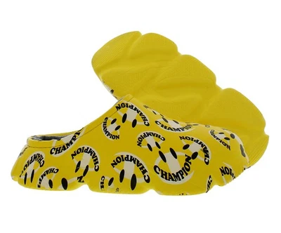 Sapatos masculinos Champion Super Meloso Smile PS tamanho 11, cor: amarelo/branco - Imagem 1 de 4