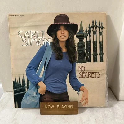 Carly Simon – No Secrets - Vinyl LP UK Import - VG+/VG - Image 1 of 2