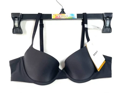 NWT DKNY Women's 34A Litewear Spacer Underwire T-Shirt Bra DK4001 Black - Image 1 of 4