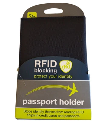 Travelon RFID Blocking Protect Your Identity Passport And Credit Cards Case - Image 1 of 4