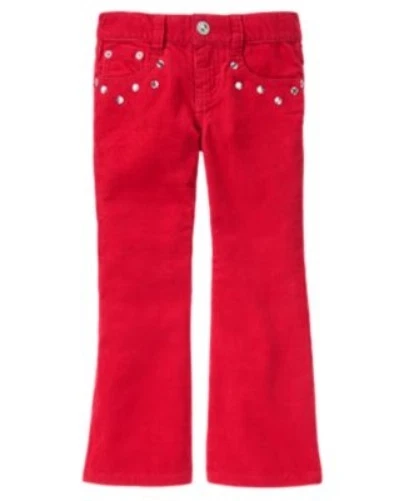 PANTALONES DE PANA GYMBOREE INVIERNO CHEER ROJO GEMA BOLSILLO 4 9 10 12 NUEVOS CON ETIQUETAS Foto 1 de 1