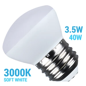 Satco S12262 LED 120V 3.5W =40W R14 Frost Medium E26 Dimmable 3000K Soft White - Picture 1 of 7