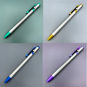 Tactile Turn - Titanium Slim Bolt Action Standard Size Pen Custom Multiple Color - Picture 1 of 23