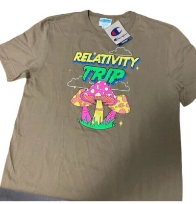 Футболка с логотипом Champion Heritage размер M относительность поездка гриб графическая рубашка новая с ценниками - Изображение 1 из 4