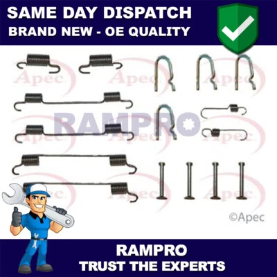 Rampro Rear Brake Shoes Fitting Kit Fits Suzuki Alto Wagon R Ignis Subaru Justy — 第 1/2 张图片