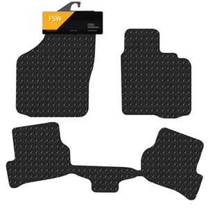 Fits Vw Golf MK6 2008-2012 Fully Tailored Car Floor Mats Black Rear Mat 1Pc - Picture 1 of 24