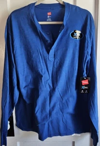 Hanes X temp long sleeve t shirt moisture wicking pullover Men Sz L 100% cotton - Picture 1 of 7