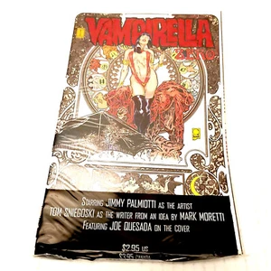 Cubierta de lámina roja Vampirella Zero (Harris 1994 casi nueva) en bolsa, Palmiotti, Quesada - Imagen 1 de 3