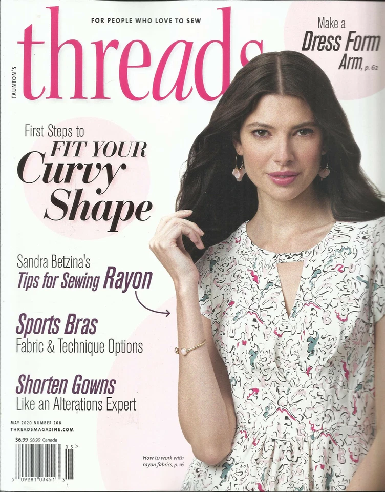  TAUNTON 'S THREADS MAGAZINE,  FIT YOUR CURVY SHAPE   APRIL / MAY,  2020  NO.208 - Image 1 of 1