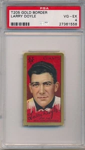 1911 T205 POLAR BEAR - LARRY DOYLE - PSA 4 VG-EX (SVSC) CENTERED! - Picture 1 of 2