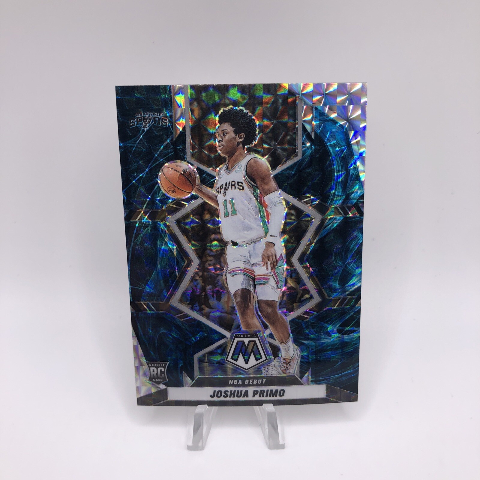 Joshua Primo 2021-22 Mosaic NBA Debut Rookie #275 Genesis Prizm SP
