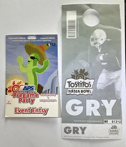 2007 Fiesta Bowl Pregame Party & Parking Pass Boise St. Oklahoma “Statue Liberty - Picture 1 of 13