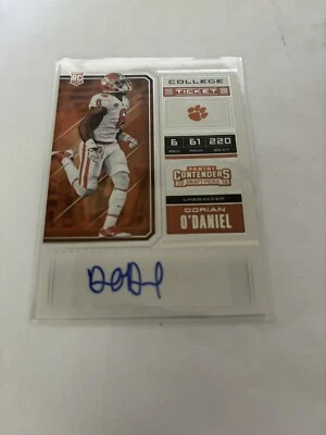 2018 Panini Contenders Draft Picks College Ticket Autograph Dorian O'Daniel - Image 1 of 2
