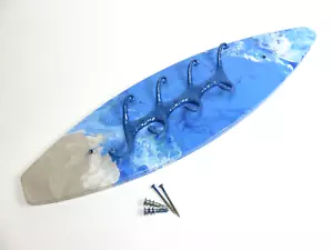 Tabla de surf Abrigo artístico Estante Colgador Ganchos Trajes de baño Náutica Playa Decoración BC0D2209 - Imagen 1 de 7