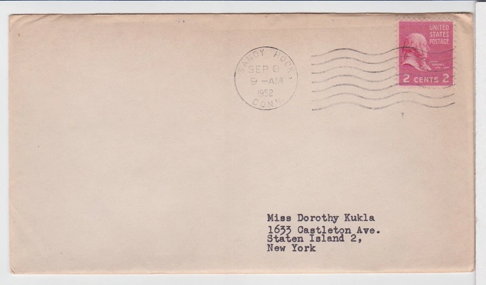 TurtlesTradingPost- Connecticut- Sandy Hook, CT  DPO 1952- Machine Cancel - Image 1 of 1
