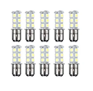 10 X HOTSYSTEM 1157 LED SMD LED Bulbs Cool White Off Set CR006 AA 19 - Picture 1 of 8