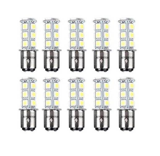 10 X HOTSYSTEM 1157 LED SMD LED Bulbs Cool White Off Set CR006 AA 19 - Image 1 of 4