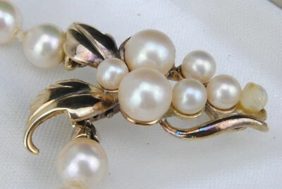 Collana Perle Mallorca Fermaglio Argento 925/°°° 1960s Nuova - Immagine 1 di 4