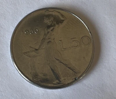 1980 Italy 50 Lire  - Image 1 of 4