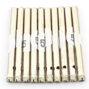 Diamond Hole Saws Set 2.5-5 mm Drill Bits for Glass Tile Pack of 10Pcs - Picture 1 of 30