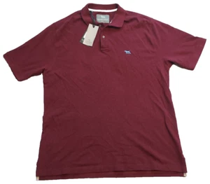 Rodd And Gunn Original Fit Men's 2XL Polo Shirt Australian Cotton Garnet Red - Foto 1 di 9